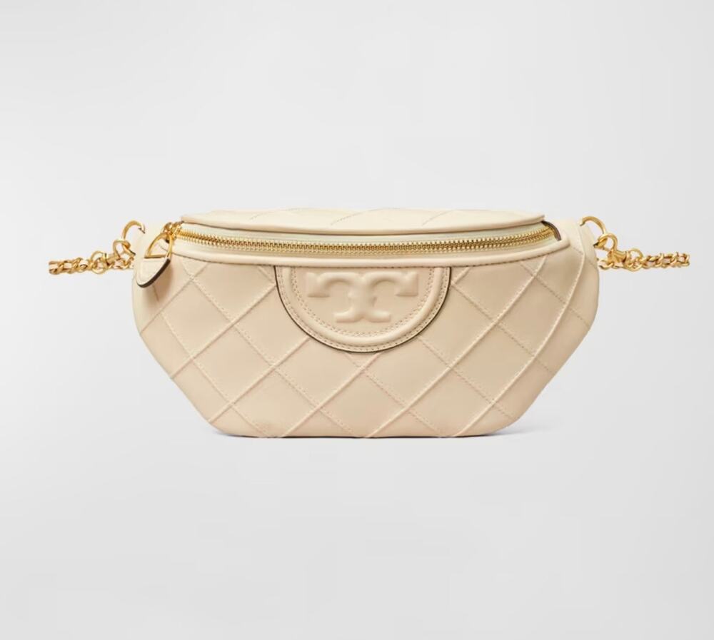 New‼️ Tory Burch FLEMING SOFT BELT BAG 160132 New Cream $420